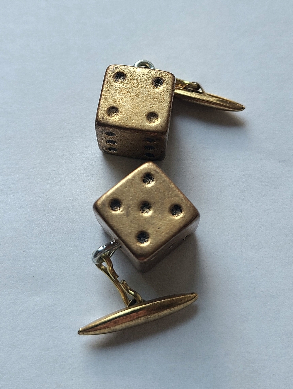 VINTAGE Dice Cufflinks